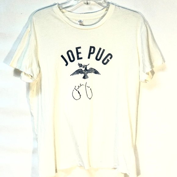alternative Tops - RARE Joe Pug Vintage Distressed Signed Tee Shirt M